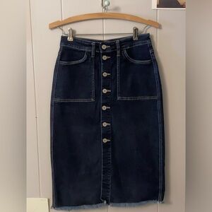 Kancan denim skirt, size small